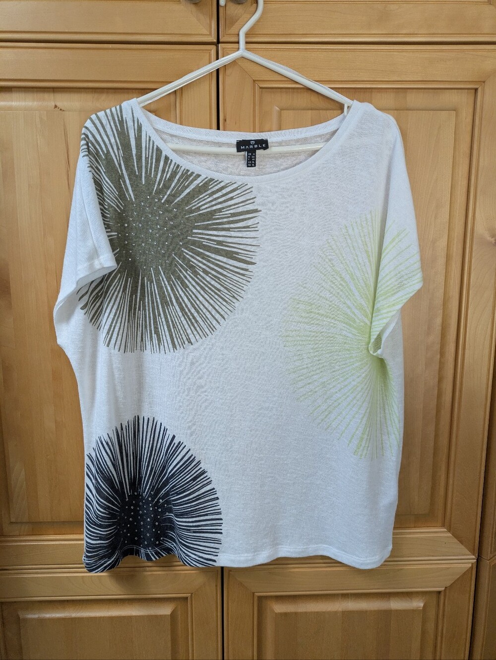 Marble Starburst Top Size XL